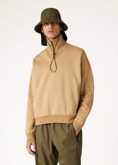 MEZZOCOLLO SOFT GAUZED FLEECE LARECCHIO