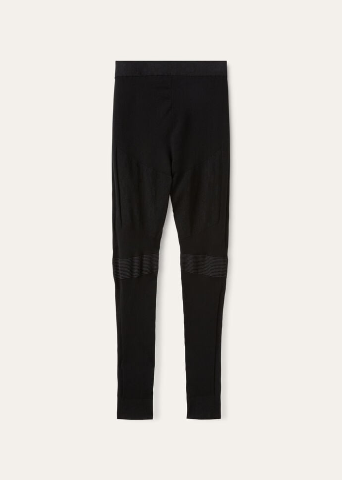 Lagorai Leggings Silk Black Sand | Loro Piana US