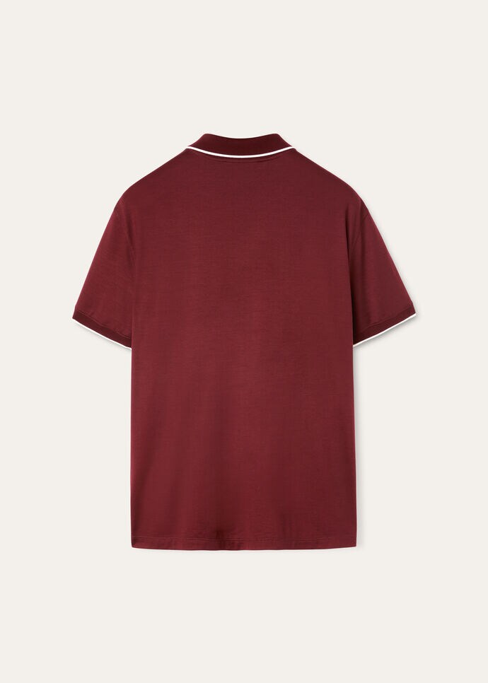 ●良品●　最高級　ロロピアーナ　ポロシャツ　シルク　絹　大きめ　XL　ブルー FAF6128_W366_MEDIUM.jpg