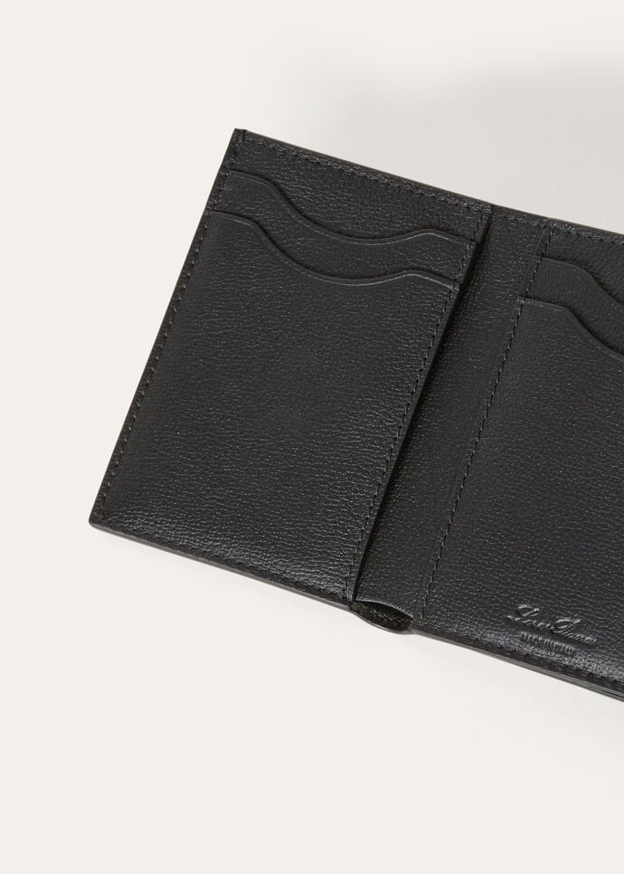 GHIERA TRIFOLD WALLET W/ZIP POUCH LINEN CALF_FAN9256_804L_NR_4
