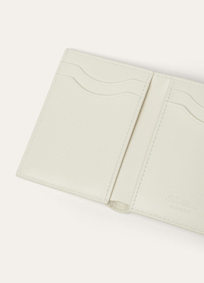 GHIERA TRIFOLD WALLET W/ZIP POUCH LINEN CALF_FAN9256_108U_NR_4