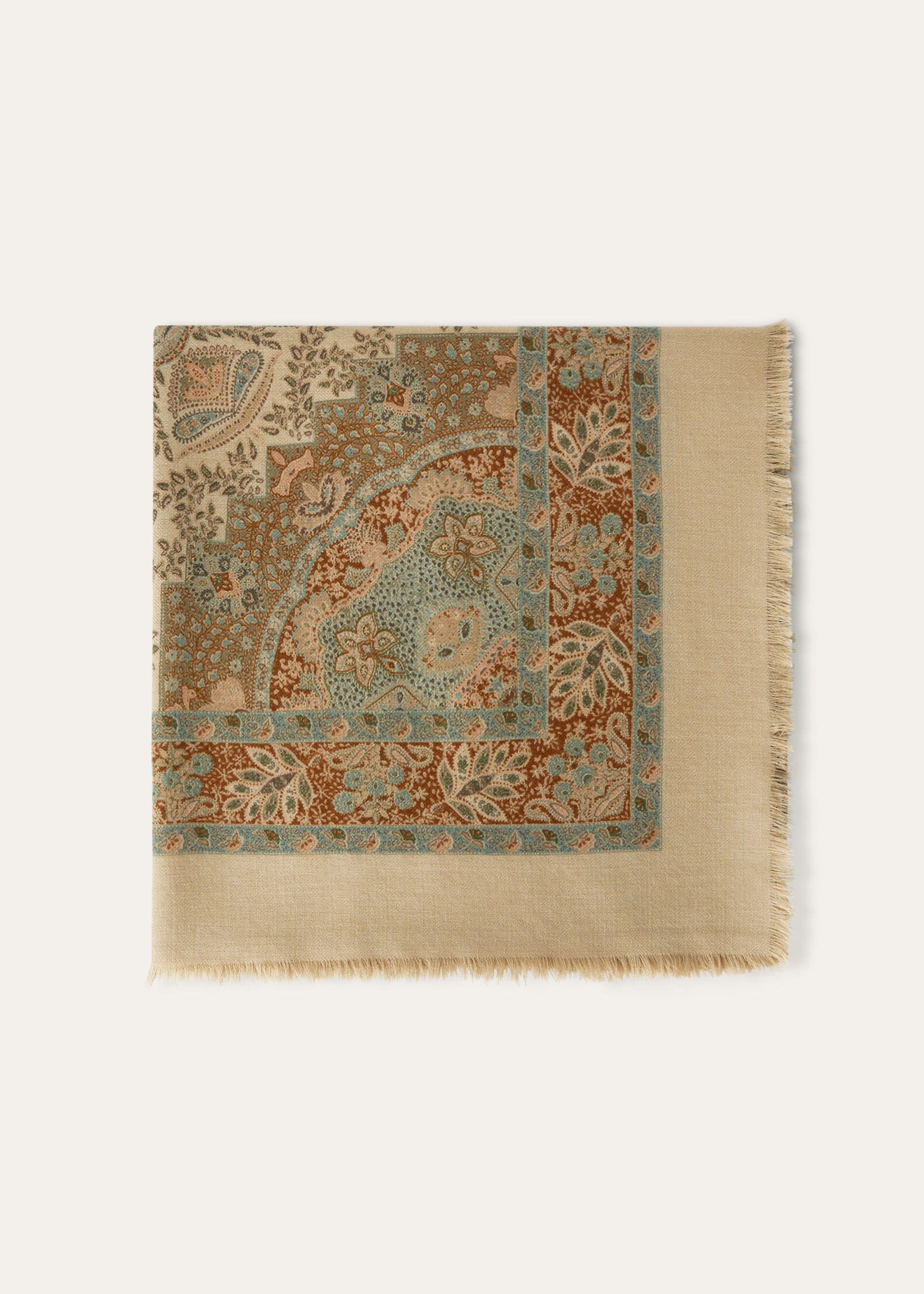 SCIALLE YOYOGI GARDEN CASH SILK