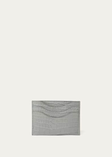 EXTRA CARDHOLDER GLAZED ALLIGATOR