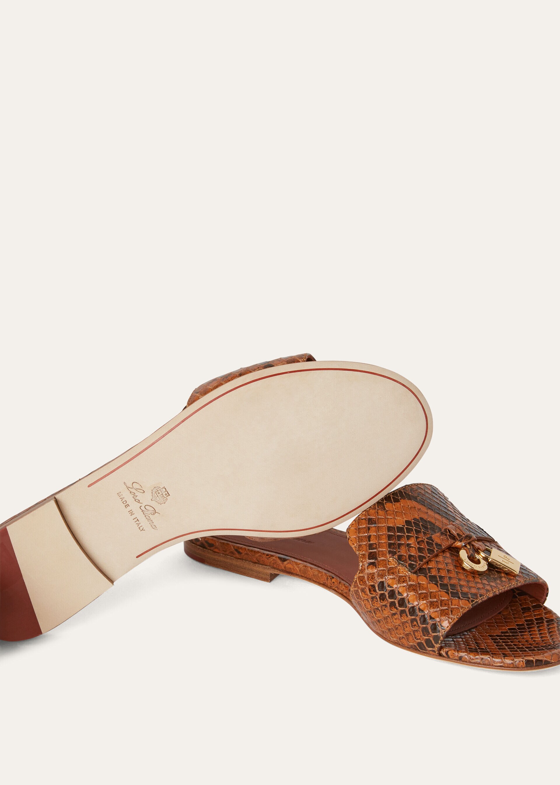 SUMMER CHARMS SLIPPER PYTHON PIUMA LUX