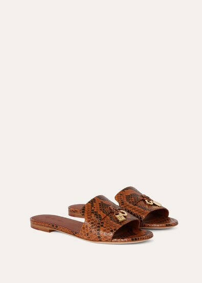 SUMMER CHARMS SLIPPER PYTHON PIUMA LUX