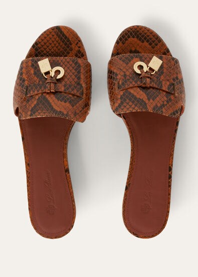 SUMMER CHARMS SLIPPER PYTHON PIUMA LUX