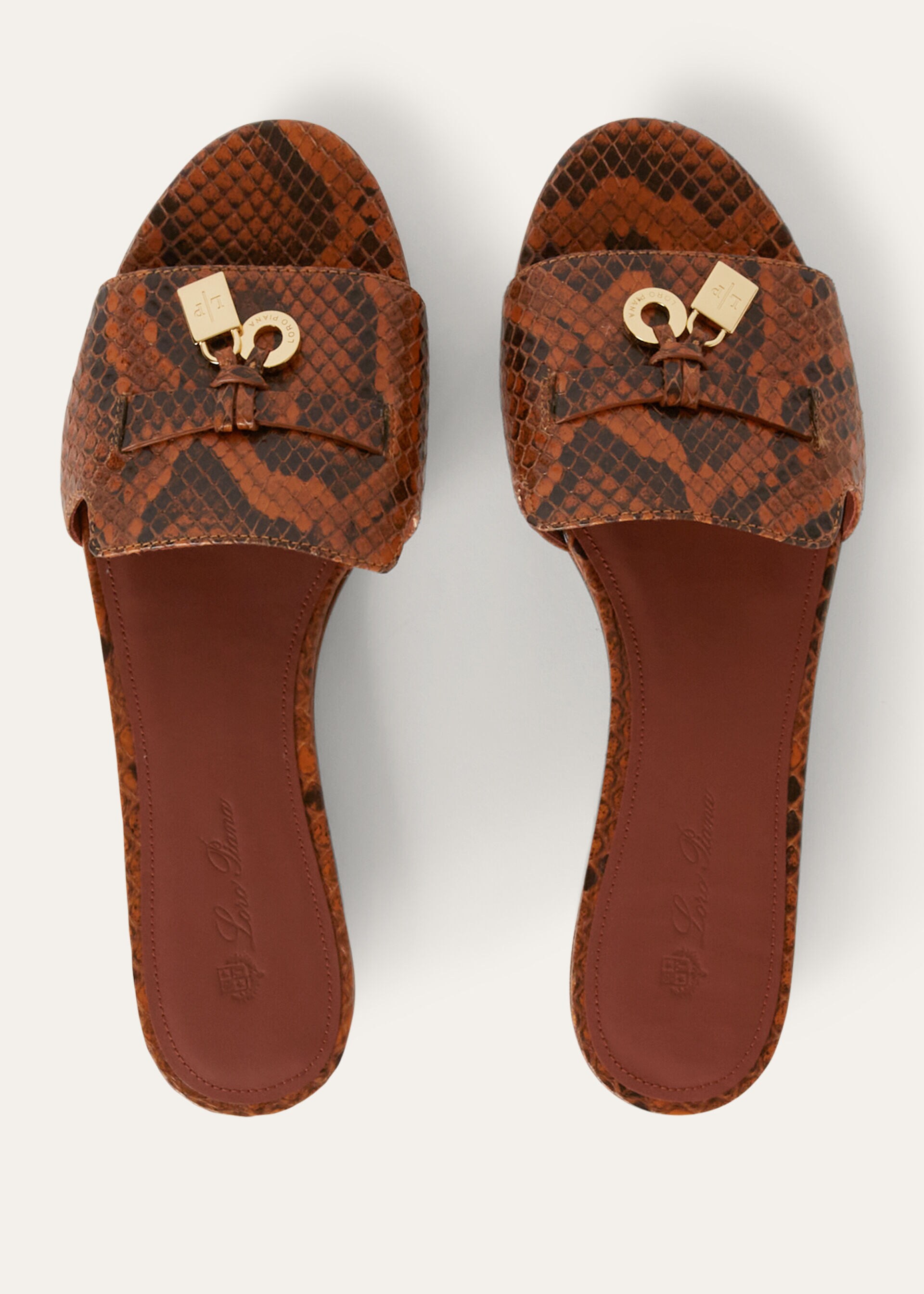 SUMMER CHARMS SLIPPER PYTHON PIUMA LUX