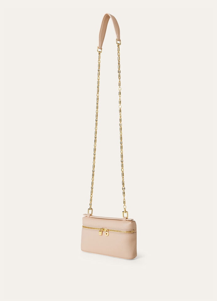 Extra Pocket Mini Pouch Grained Calfskin Creamed Honey/Sun