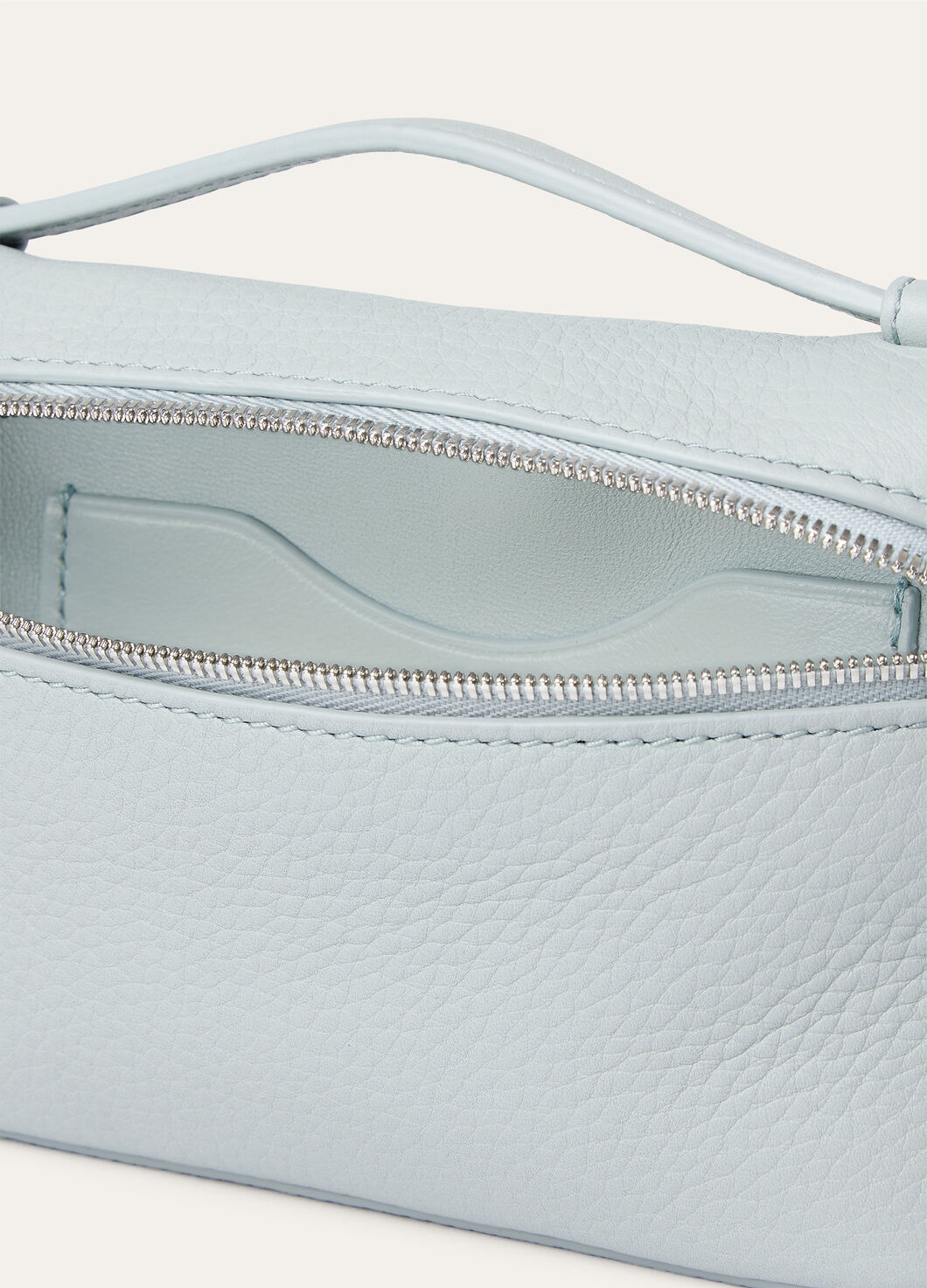 Extra Pocket Mini Pouch Grained Calfskin Minty Breeze Extra Pocket Mini Pouch Grained Calfskin Minty Breeze