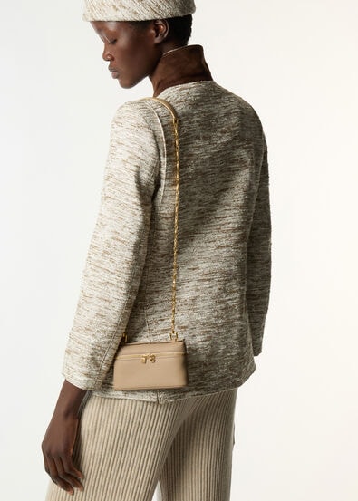 EXTRA POCKET MINI POUCH TENDER CALF               