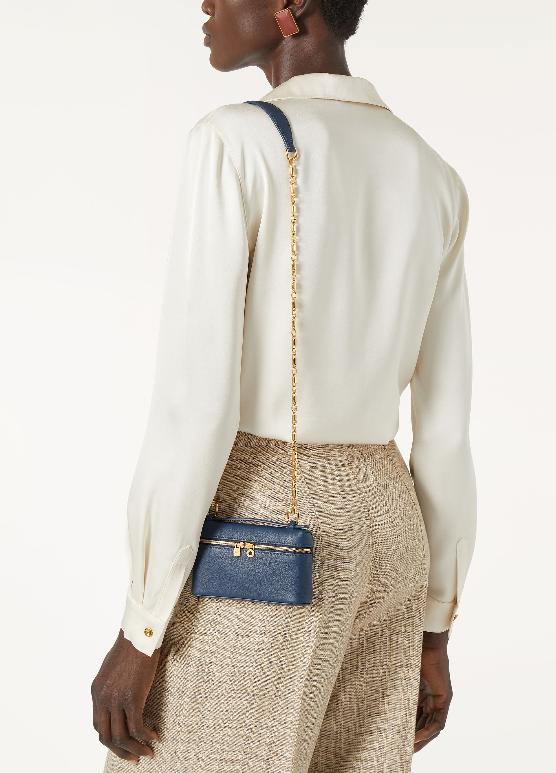 EXTRA POCKET MINI POUCH TENDER CALF