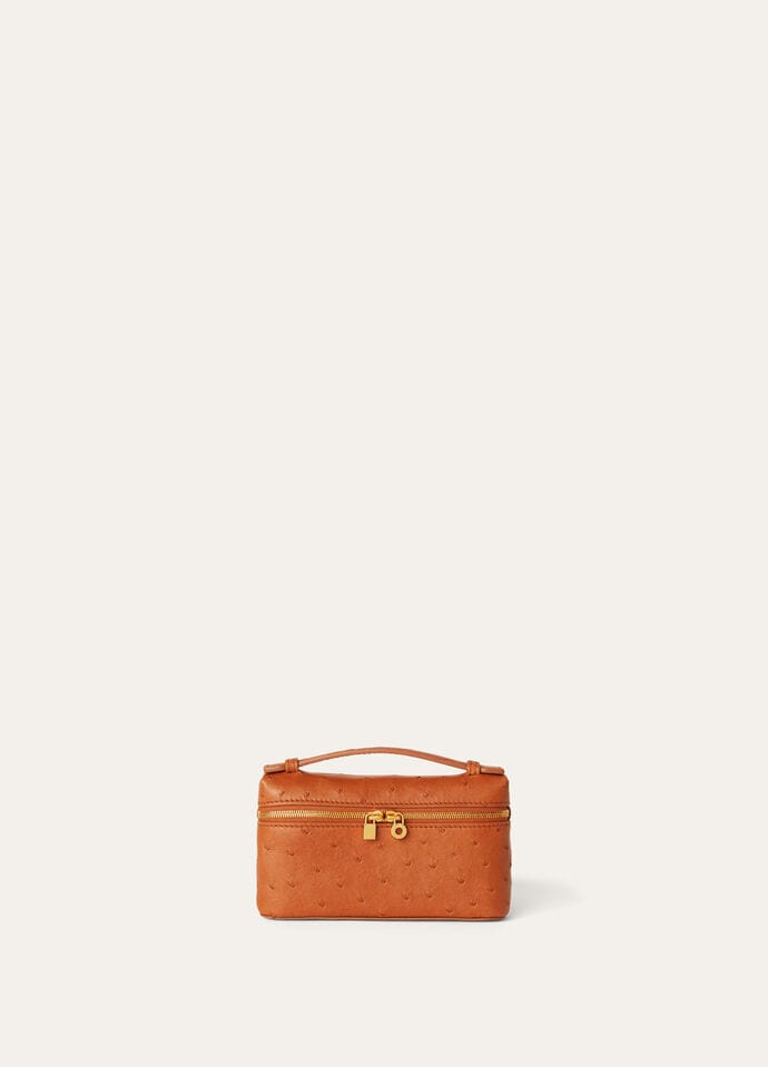 EXTRA POCKET MINI POUCH OSTRICH SADDLE FINISH_FAN9926_E445_NR_2