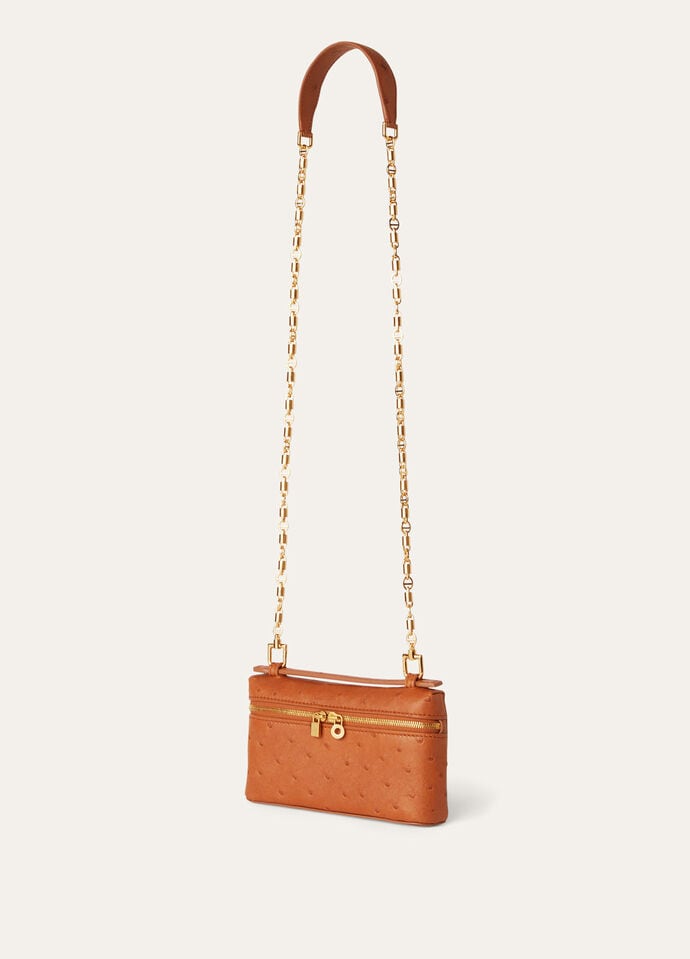 EXTRA POCKET MINI POUCH OSTRICH SADDLE FINISH_FAN9926_E445_NR_3