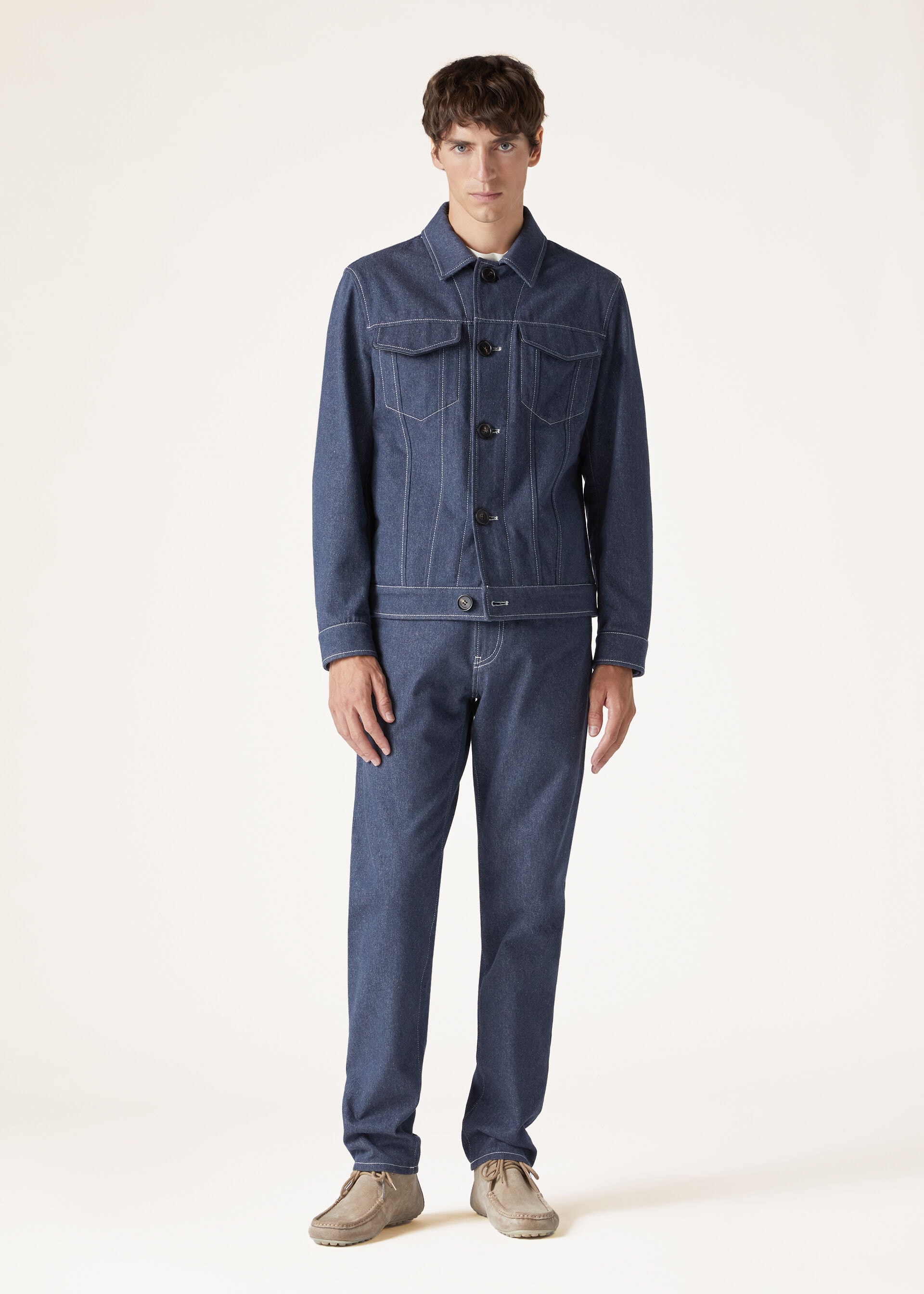 NEIVE JACKET DTL DENIM FLOWER