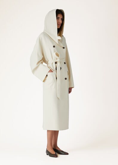  Pianpianzi Wool Coats for Women with Hood Fashion