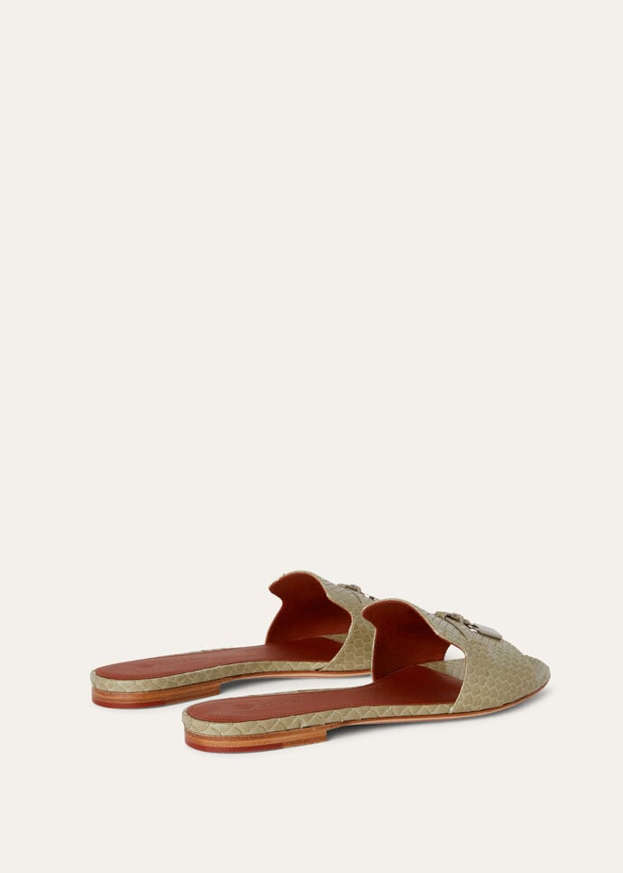 CHARMS SLIPPER PITONE DORE'_FAO0205_50YB_3