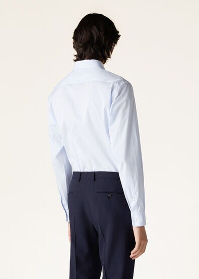 INTERNATIONAL ML SHIRT FINE COTTON TWILL STRIPES