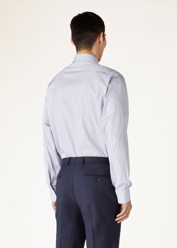 INTERNATIONAL ML SHIRT FINE COTTON TWILL STRIPES_FAO0333_F5O4_4