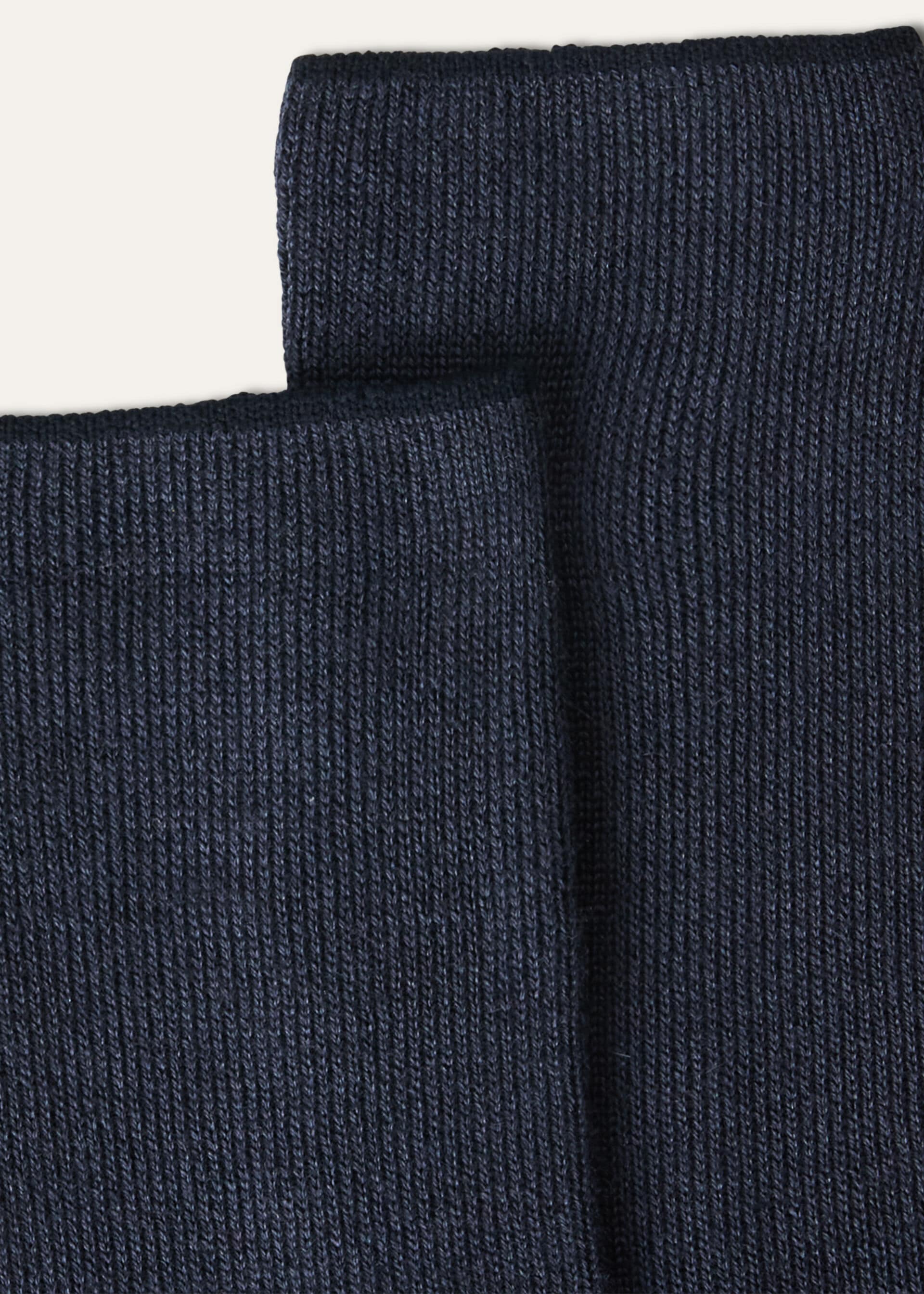 CALZA WIDE RIBBED CASH SILK