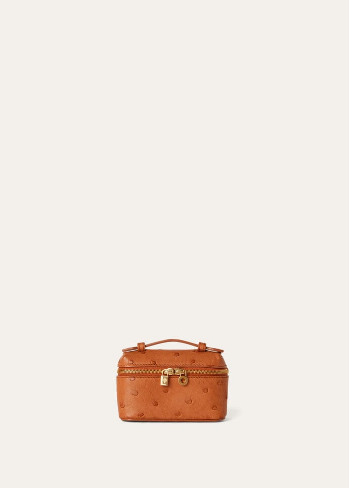 EXTRA POCKET CHARM OSTRICH SADDLE FINISH_FAO0674_E0DA_NR_1