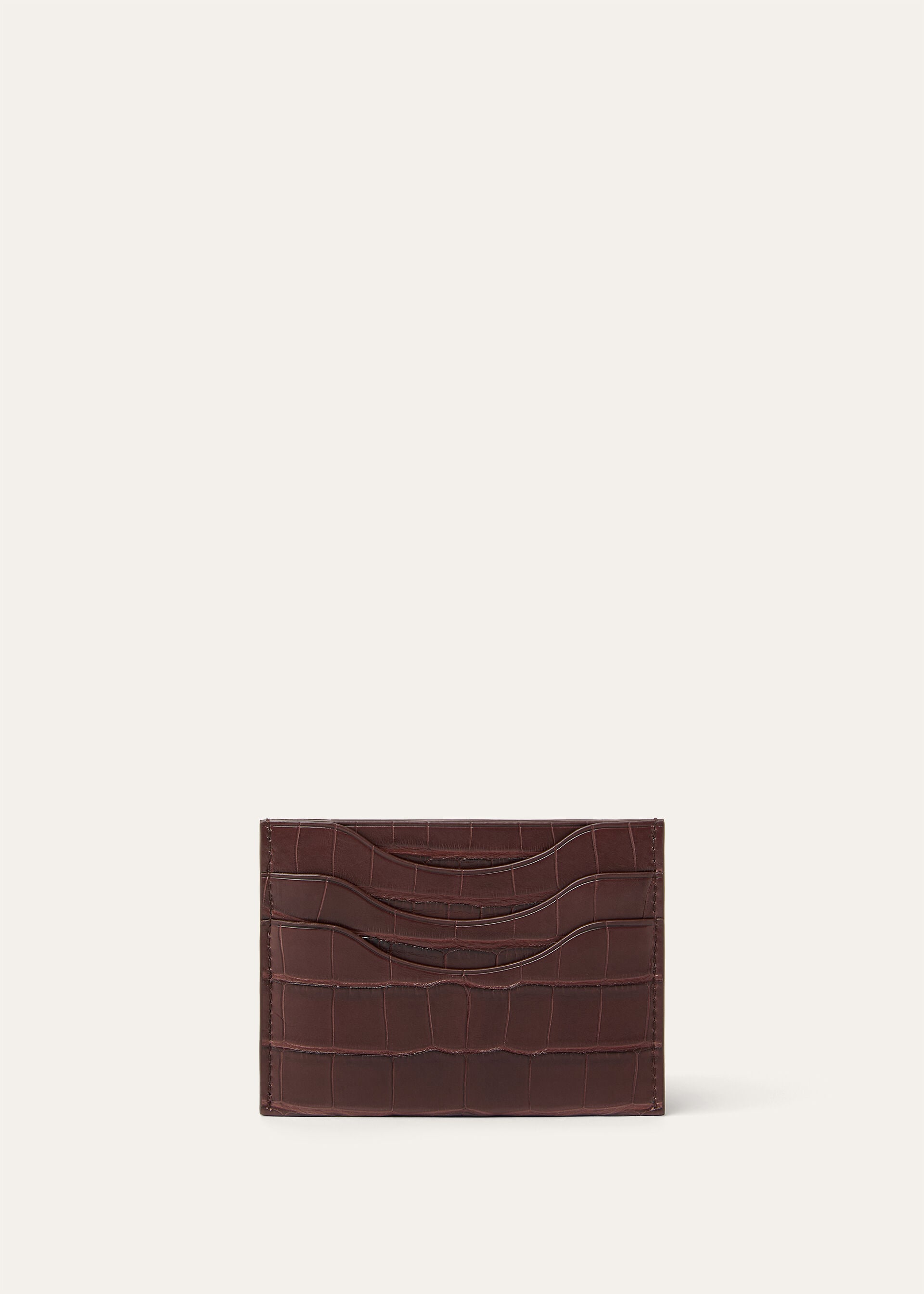 EXTRA CARDHOLDER SOFT MATT ALLIGATOR