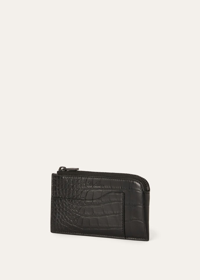EXTRA CARDHOLDER POUCH SOFT MATT ALLIGATOR        _FAO0689_8000_NR_3