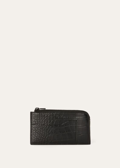 EXTRA CARDHOLDER POUCH SOFT MATT ALLIGATOR        