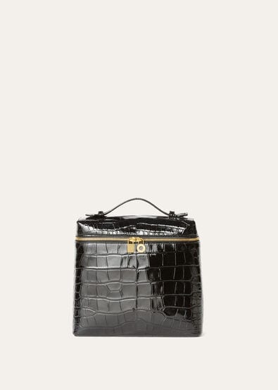 EXTRA POCKET L23,5 BACKPACK GLAZED ALLIGATOR