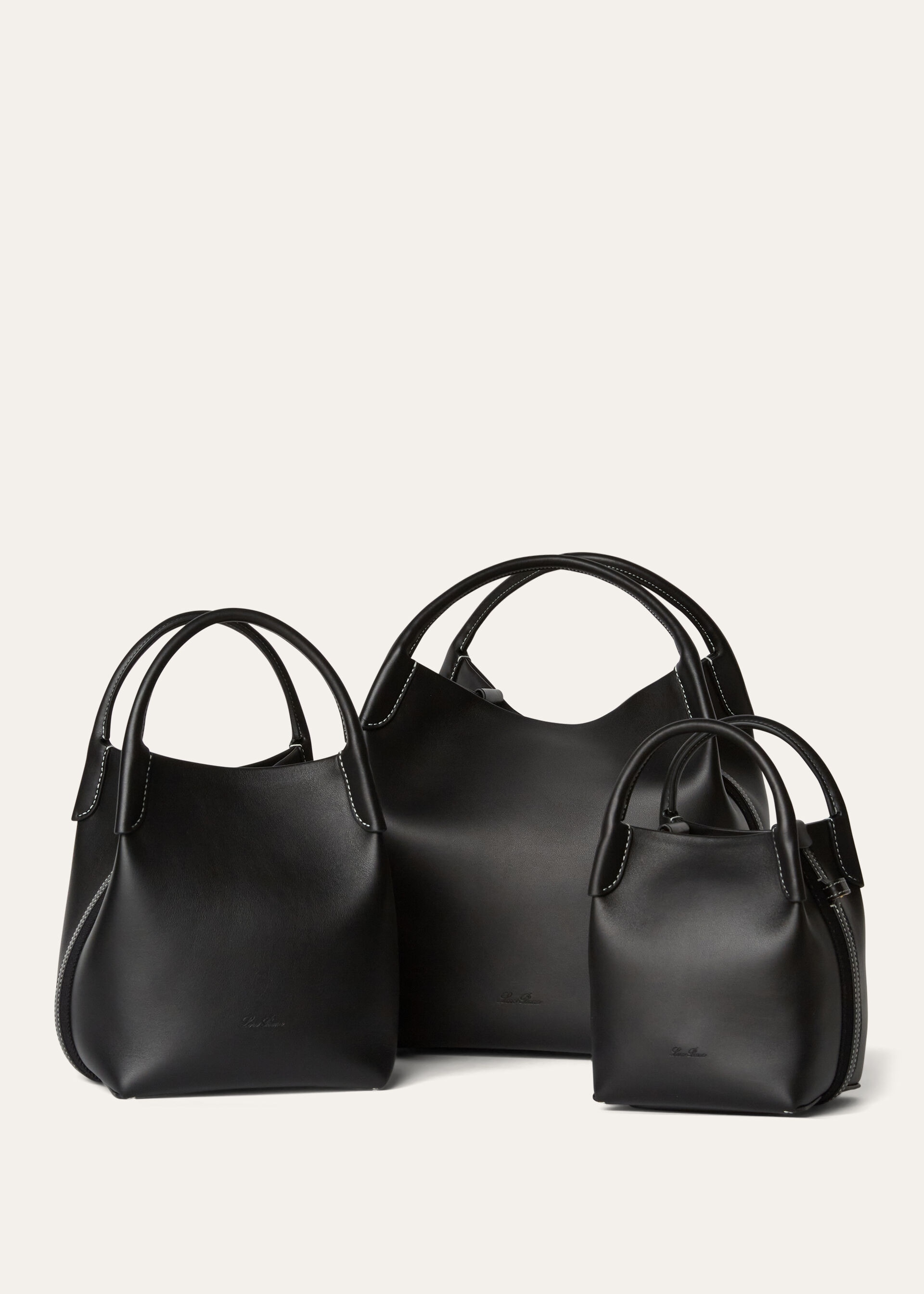 BALE SMALL ROUNDED LEATHER