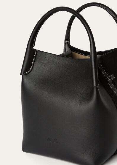 BALE SMALL ROUNDED LEATHER