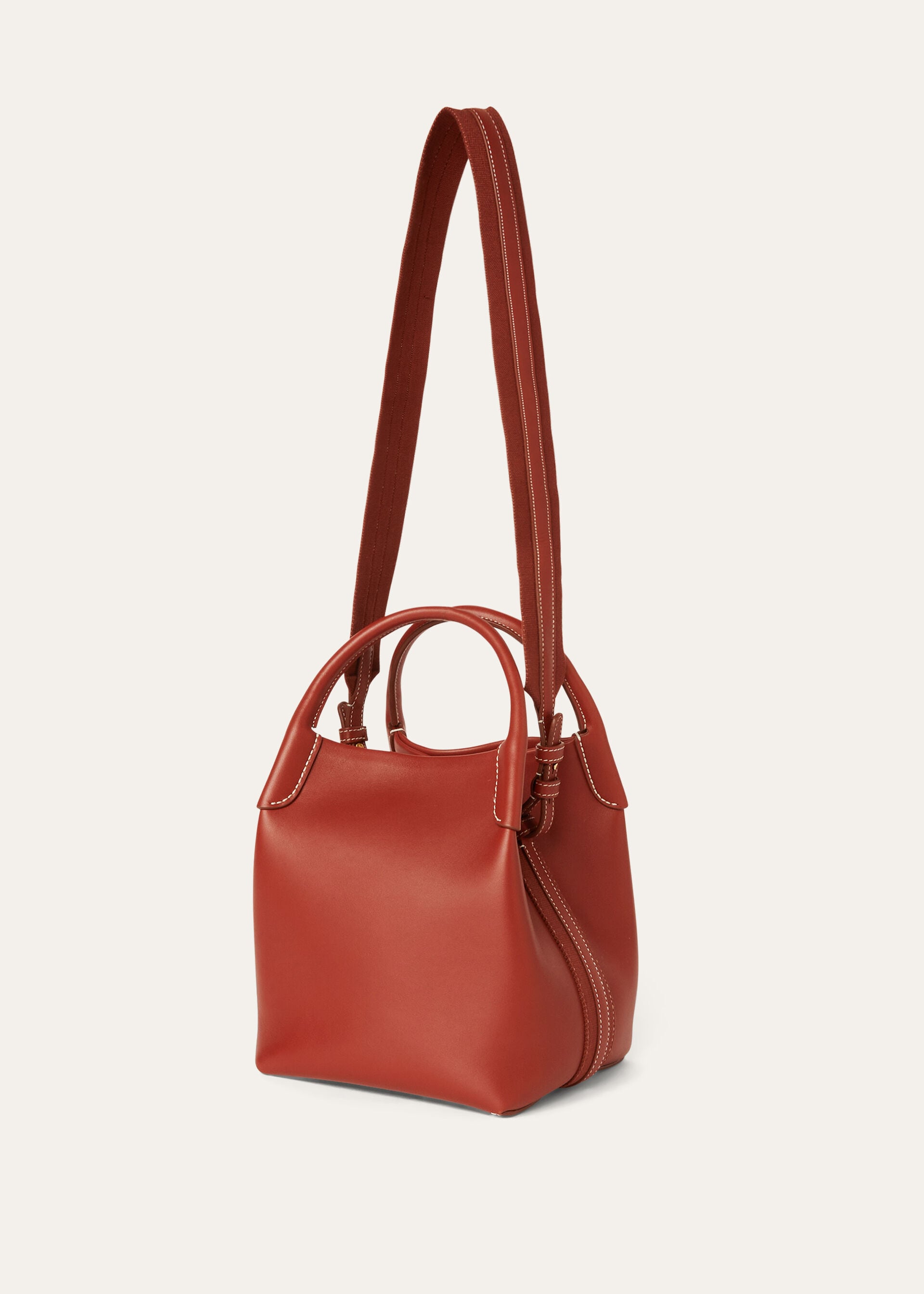 BALE SMALL ROUNDED LEATHER