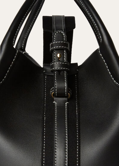 BALE SMALL ROUNDED LEATHER