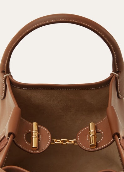 BALE SMALL ROUNDED LEATHER