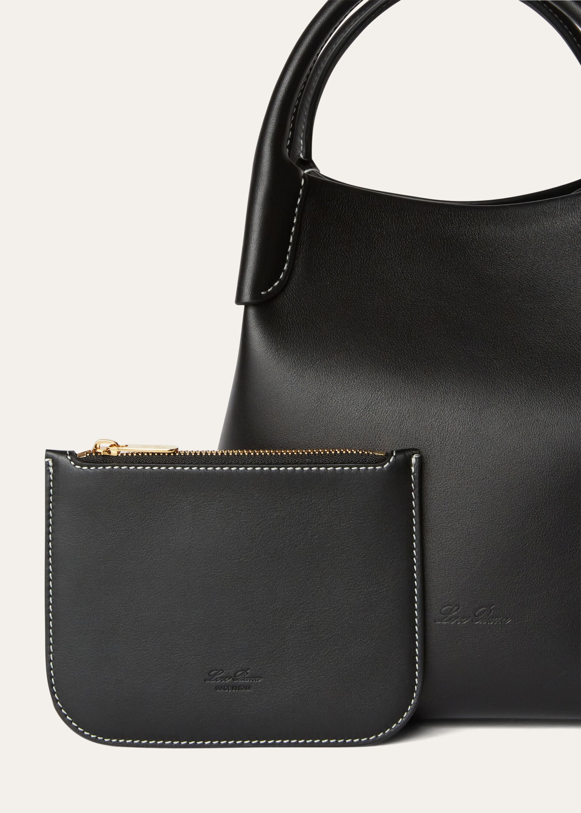 BALE SMALL ROUNDED LEATHER
