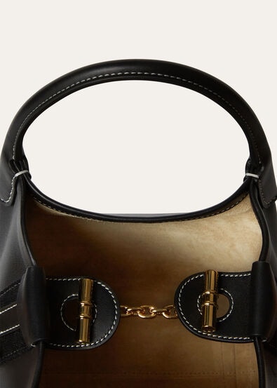 BALE SMALL ROUNDED LEATHER
