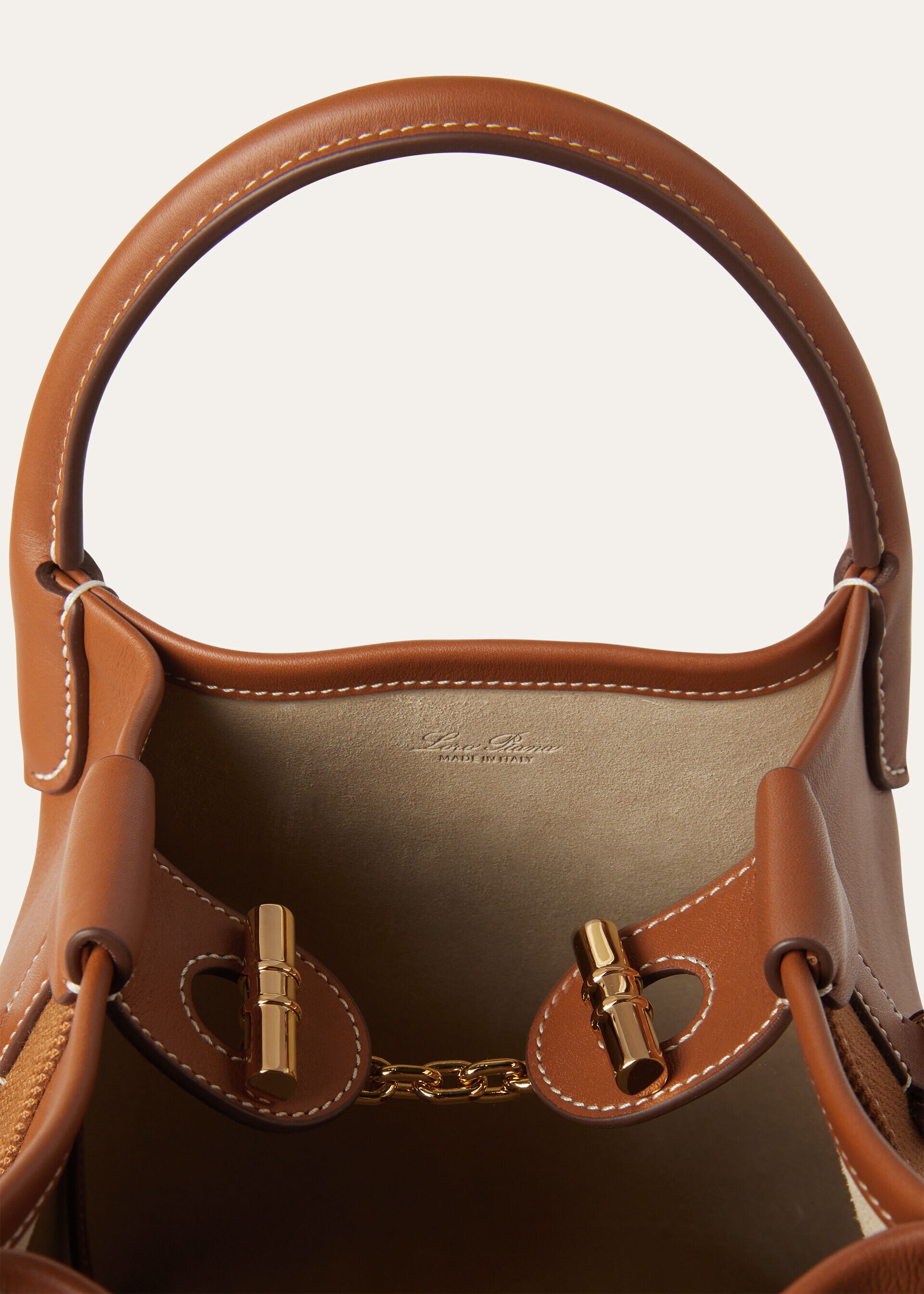 BALE SMALL ROUNDED LEATHER