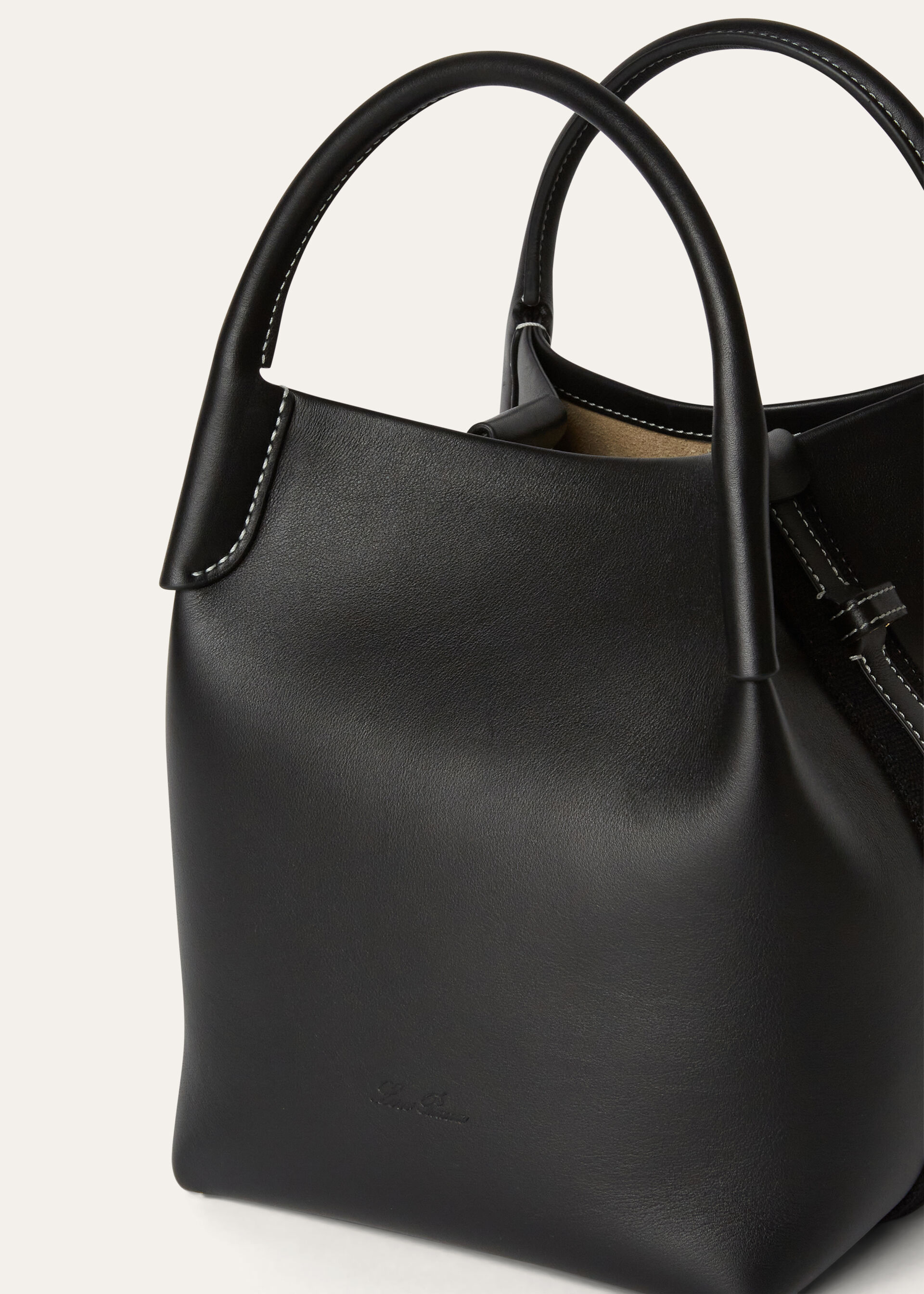 BALE SMALL ROUNDED LEATHER