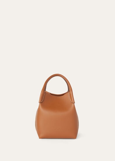 BALE SMALL ROUNDED LEATHER