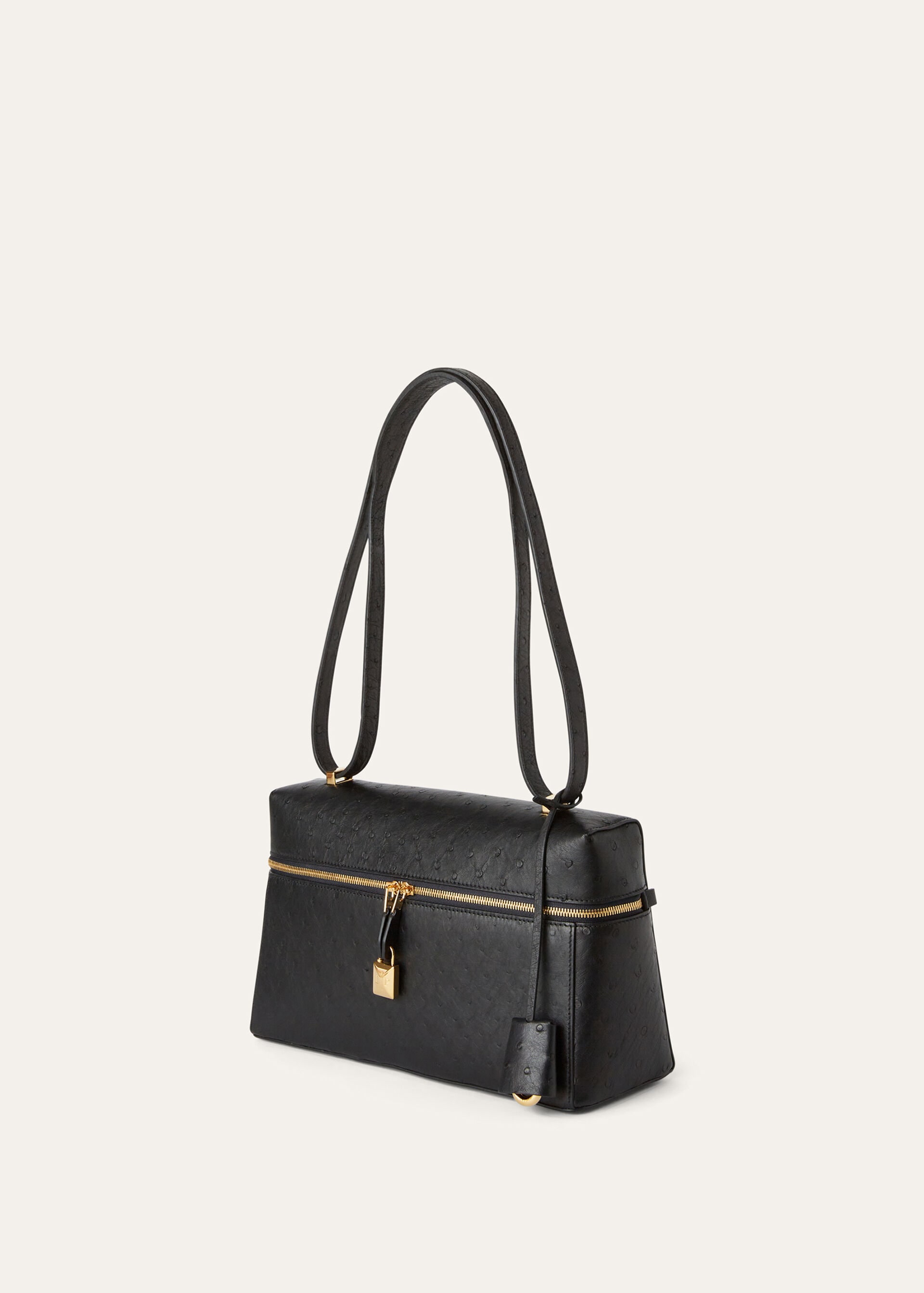 EXTRA BAG L27 OSTRICH SADDLE LEATHER              