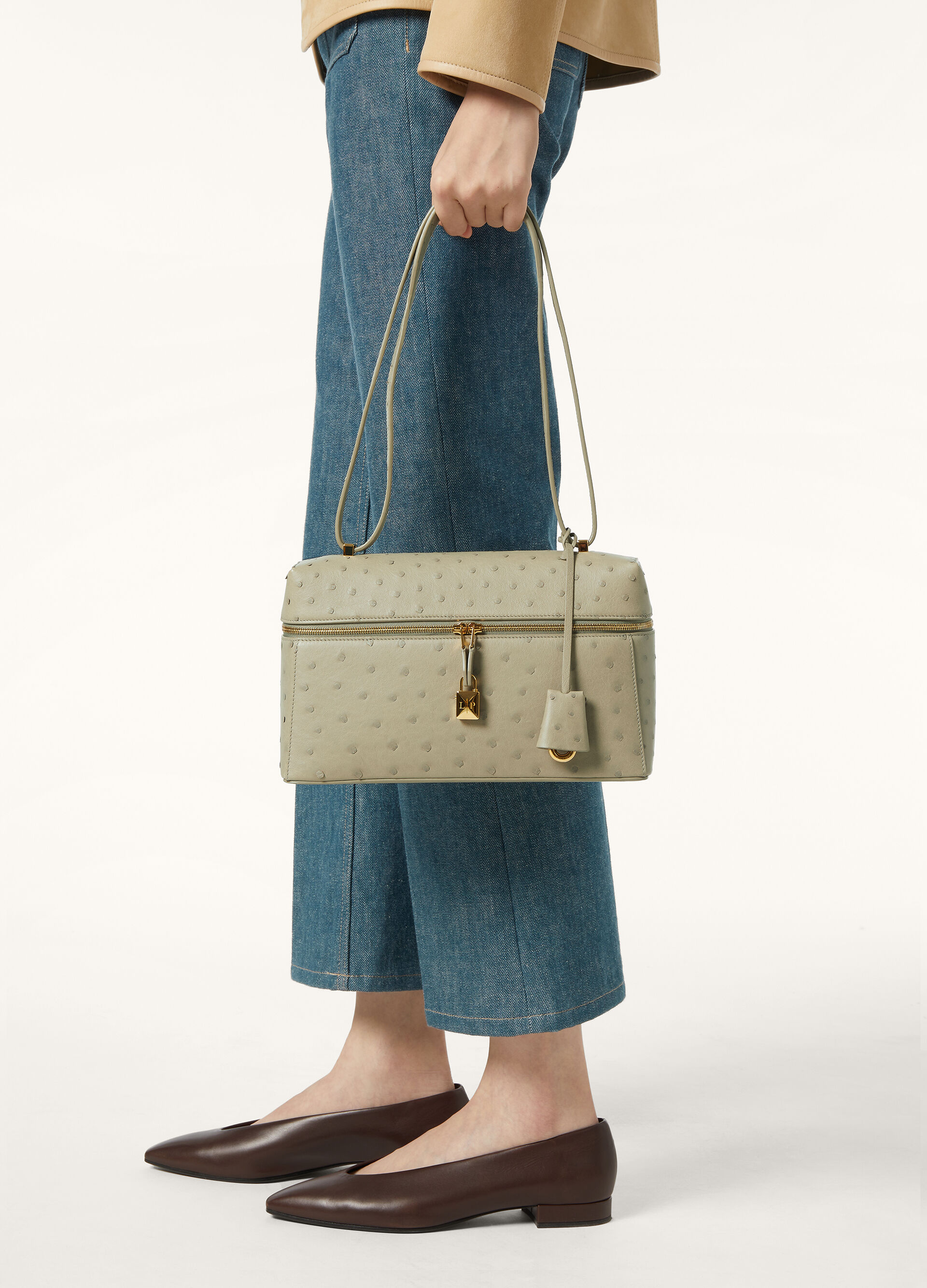 EXTRA BAG L27 OSTRICH SADDLE LEATHER