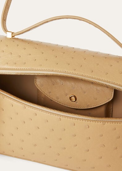 EXTRA BAG L27 OSTRICH SADDLE LEATHER              