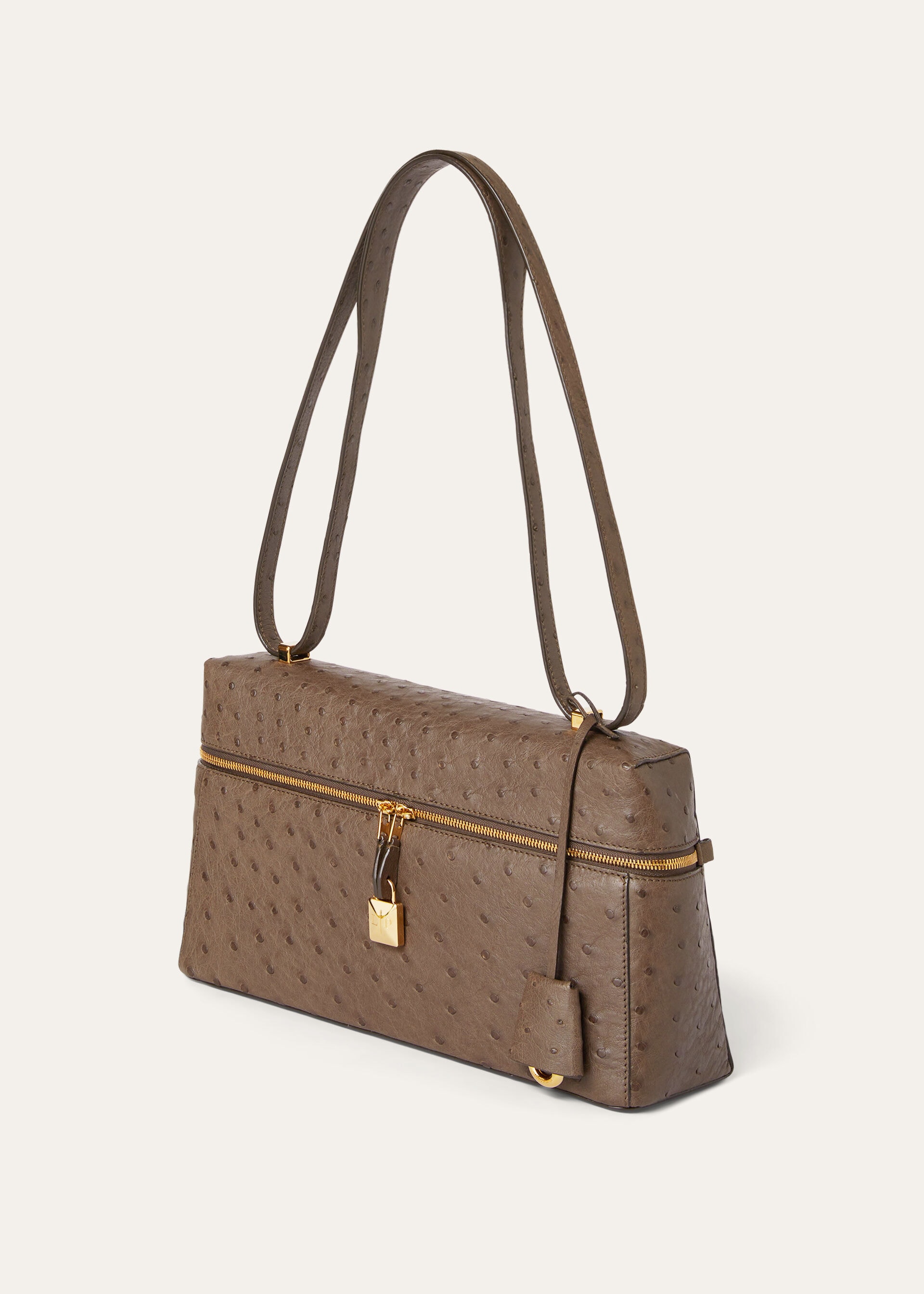 EXTRA BAG L27 OSTRICH SADDLE LEATHER              