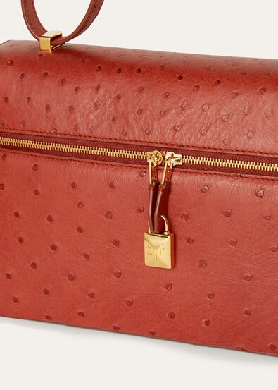 EXTRA BAG L27 OSTRICH SADDLE LEATHER              