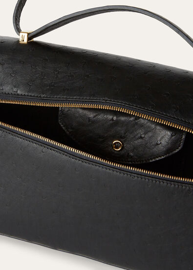 EXTRA BAG L27 OSTRICH SADDLE LEATHER              