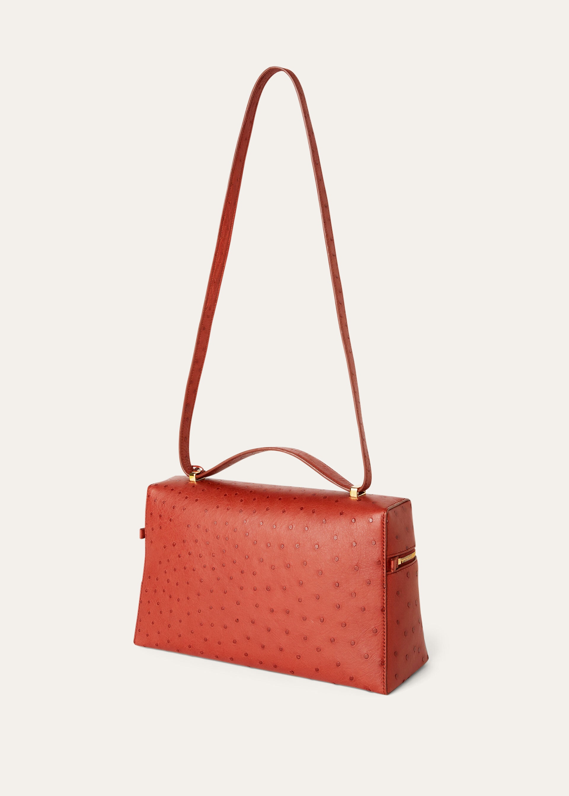 EXTRA BAG L27 OSTRICH SADDLE LEATHER              