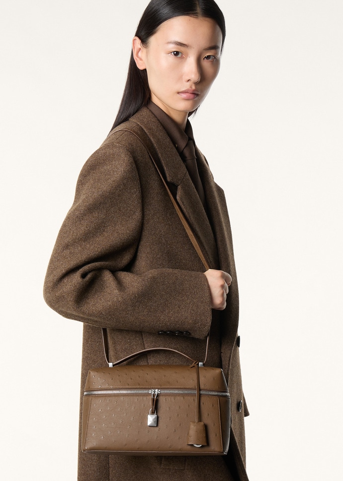 EXTRA BAG L27 OSTRICH SADDLE LEATHER              _FAO0975_51FT_NR_2