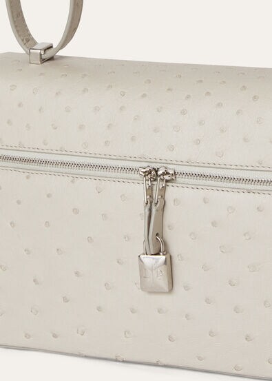 EXTRA BAG L27 OSTRICH SADDLE LEATHER              