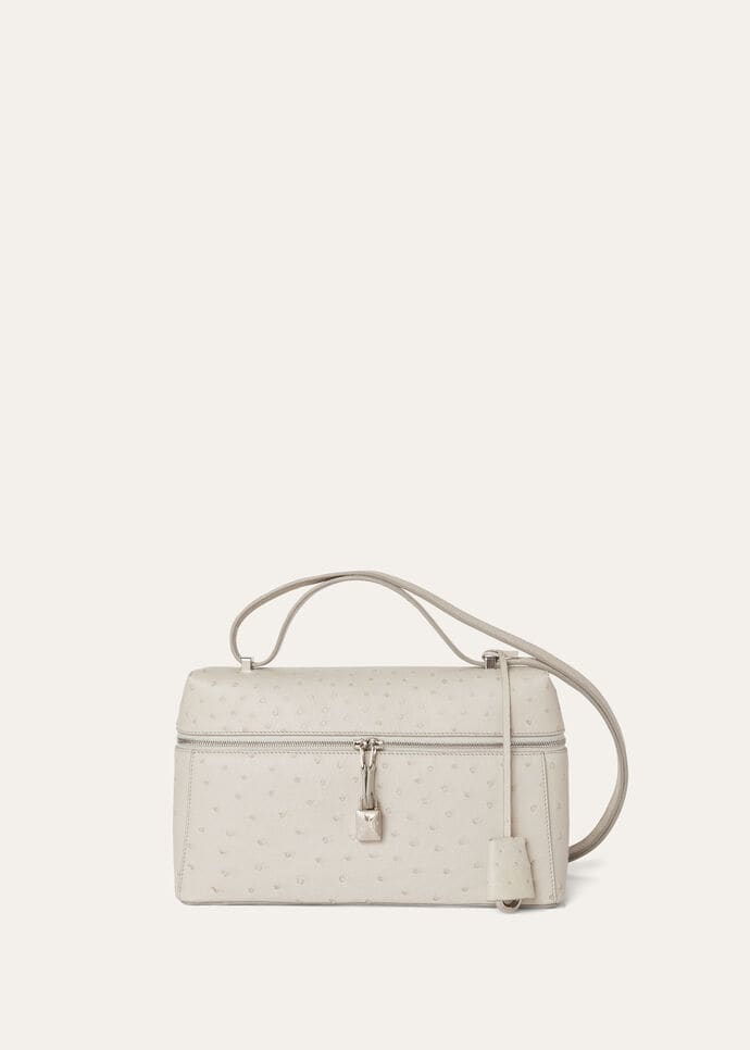 EXTRA BAG L27 OSTRICH SADDLE LEATHER              _FAO0975_M0P6_NR_2