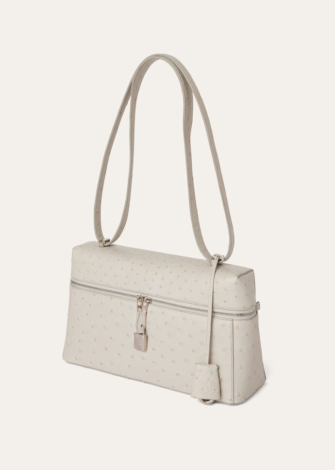 EXTRA BAG L27 OSTRICH SADDLE LEATHER              _FAO0975_M0P6_NR_4