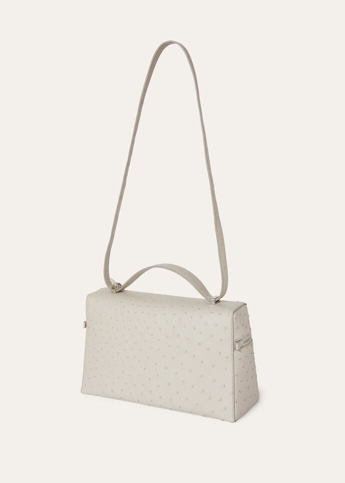 EXTRA BAG L27 OSTRICH SADDLE LEATHER              _FAO0975_M0P6_NR_3